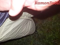 Master Ramon Pisses Horny In The Forest At Night, Horny